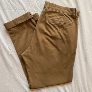 Tan Boyfriend J.Crew Chino Pants